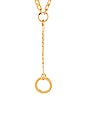 view 1 of 2 Circle Lariat in Gold