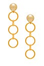 view 1 of 3 BOUCLES D'OREILLES RONDES in Gold