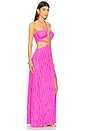 view 2 of 4 ROBE LONGUE in Fuchsia