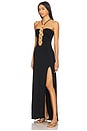 view 2 of 3 Inner Circle Halter Long Dress in Black