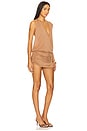 view 2 of 4 T Back Mini Dress in Brown