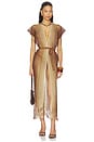 view 1 of 5 Sunshine Addict Long Caftan in Multi Brown