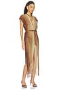 view 3 of 5 Sunshine Addict Long Caftan in Multi Brown
