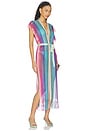 view 3 of 5 Sunshine Addict Long Caftan in Rainbow