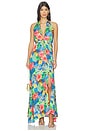 view 1 of 4 Jungle Reign Convertible Maxi Dress in Multicolor
