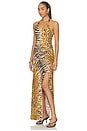 view 2 of 3 VESTIDO HALTER TIGRESSA in Multicolor