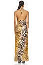 view 3 of 3 VESTIDO HALTER TIGRESSA in Multicolor