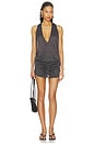 view 1 of 4 ROBE COURTE L177 in Navy