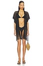 view 2 of 4 Caught Up Short Caftan in Black