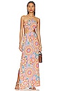 view 1 of 4 Retro Luli Cutout Maxi Dress in Multicolor
