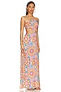 view 2 of 4 Retro Luli Cutout Maxi Dress in Multicolor