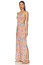 view 3 of 4 Retro Luli Cutout Maxi Dress in Multicolor