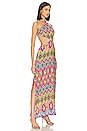 view 2 of 5 Miami Sorbet Cut Out Long Dress in Multicolor