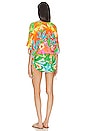 view 3 of 3 Palm Breeze Cabana V Neck Dress in Multicolor