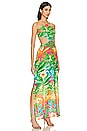 view 3 of 4 Palm Breeze Cut Out Long Dress in Multicolor