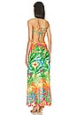 view 4 of 4 Palm Breeze Cut Out Long Dress in Multicolor