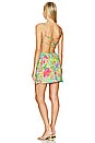 view 3 of 4 Hibiscus Dream Ring Cut Out Short Dress in Multicolor
