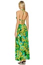 view 3 of 3 Palm Island Halter Keyhole Cut Out Maxi Dress in Multicolor