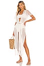 view 2 of 4 Fringe Caftan in Off White