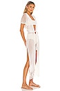 view 3 of 4 Fringe Caftan in Off White