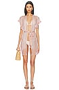 view 1 of 5 Ethereal Queen Short Caftan in Rose Pink