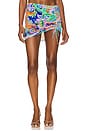 view 1 of 6 Scrunched Up Mini Skirt in Multicolor