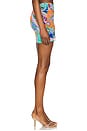 view 2 of 6 Scrunched Up Mini Skirt in Multicolor