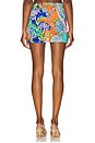 view 4 of 6 Scrunched Up Mini Skirt in Multicolor