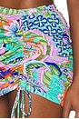 view 6 of 6 Scrunched Up Mini Skirt in Multicolor
