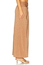 view 3 of 6 Twist Front Skirt in Brown