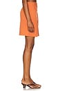 view 2 of 6 Ring Twist Front Skirt in Terracotta