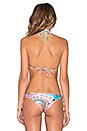 view 3 of 4 Dream Catcher Crystallized Bikini Top in Multicolor