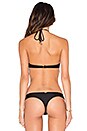 view 3 of 4 TOP BIKINI HEART OF A HIPPIE in Black