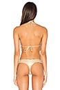 view 3 of 4 TOP BIKINI CON FLECOS HEART OF A HIPPIE in Gold Rush