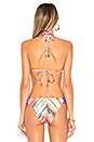view 4 of 5 TOP BIKINI REVERSIBLE ZIG ZAG in Multicolor