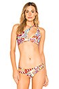 view 1 of 5 Alicia Reversible Bikini Top in Multicolor