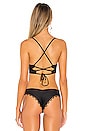 view 3 of 5 TOP BIKINI in Black