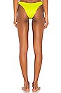 view 3 of 4 High Leg Bikini Bottom in Glowstick