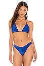 view 1 of 5 Stardust Triangle Bikini Top in Stardust