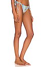 view 2 of 4 Seamless Ruched Bikini Bottom in Amalfi