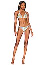 view 4 of 4 Seamless Ruched Bikini Bottom in Amalfi