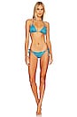 view 4 of 4 HAUT DE MAILLOT DE BAIN SEAMLESS TRIANGLE in Azure