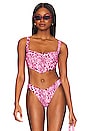 view 1 of 4 Wild Thing Bustier Top in Neon Pink