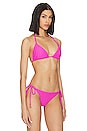 view 2 of 4 TOP TRIANGULAR SIN COSTURAS AMAZONIA in Pink Orchid