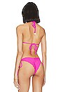 view 3 of 4 TOP TRIANGULAR SIN COSTURAS AMAZONIA in Pink Orchid