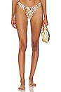 view 1 of 5 Mamacita Reversible High Leg Brazilian Bikini Bottom in Multicolor