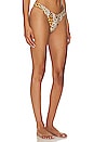 view 3 of 5 Mamacita Reversible High Leg Brazilian Bikini Bottom in Multicolor