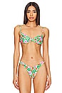 view 1 of 4 Strawberry Fields Wavy Luxe Bikini Top in Multicolor