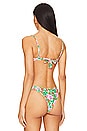 view 3 of 4 Strawberry Fields Wavy Luxe Bikini Top in Multicolor