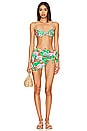 view 4 of 4 Strawberry Fields Wavy Luxe Bikini Top in Multicolor